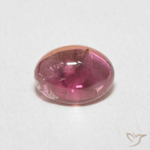 0.72ct Naturel Pourpre moyen Tourmaline, ovale, Transparent
