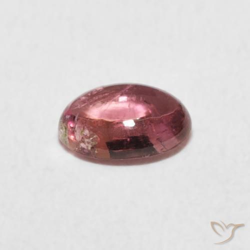 Tourmaline Pourpre moyen naturelle ovale, 0.72 ct, Transparent