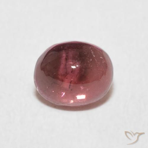 0.77ct Naturel Rose foncé Tourmaline, ovale, Transparent