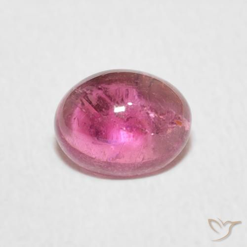 0.81ct Naturel Rose vif Tourmaline, ovale, Transparent