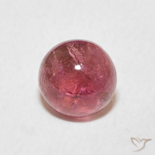 1.24ct Naturel Rouge léger Tourmaline, Tour, Transparent