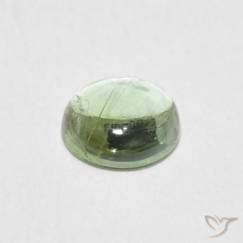 Tourmaline Vert noisette léger naturelle Tour, 0.78 ct, Transparent