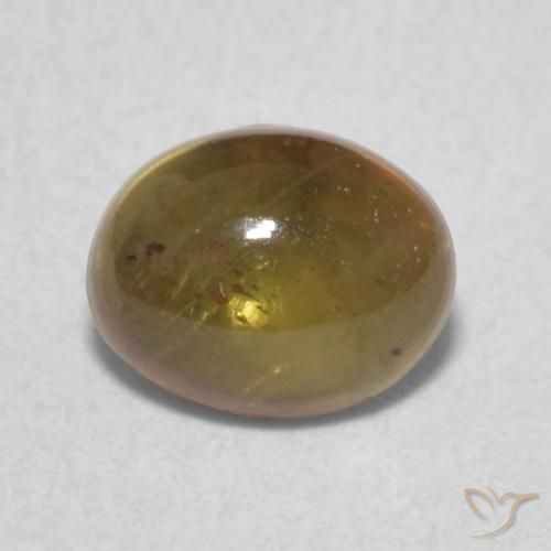 0.84ct Naturel Brun arachide Tourmaline, ovale, Transparent