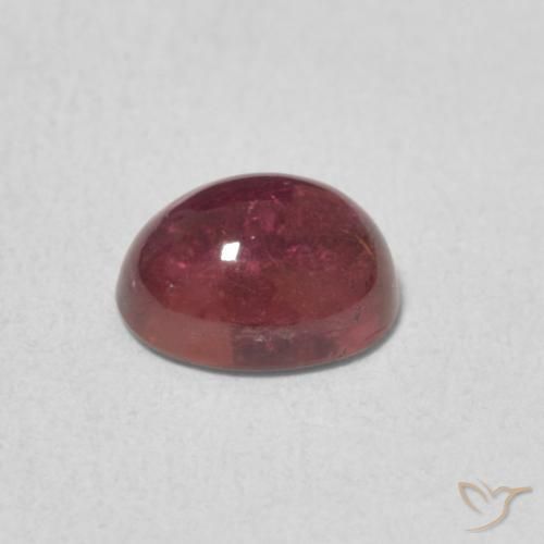 Tourmaline Rouge merlot naturelle ovale, 1.21 ct, Transparent