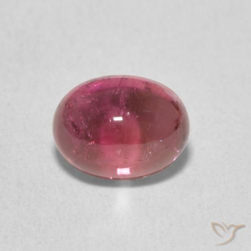 1.36ct Naturel Rouge framboises Tourmaline, ovale, Transparent