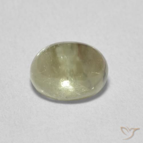 1.36ct Naturel Vert moyen Tourmaline, ovale, Transparent