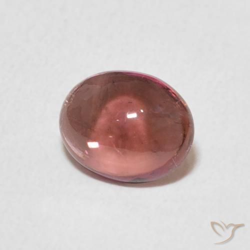 Tourmaline Rose naturelle ovale, 1.02 ct, Transparent