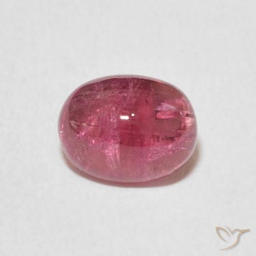 1.29ct Naturel Cramoisi profond Tourmaline, ovale, Transparent, Photo A