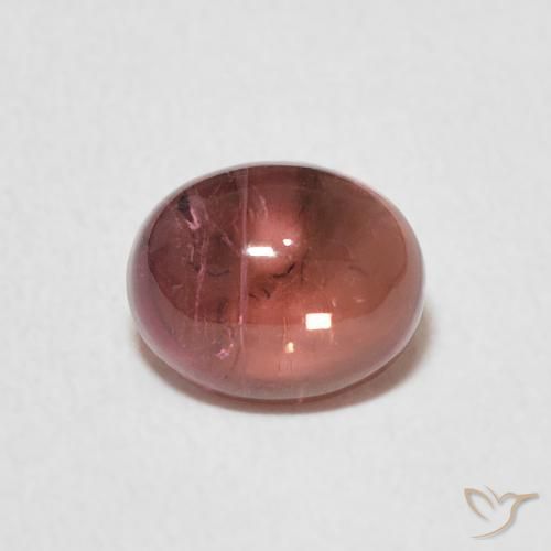 1.38ct Naturel Rose moyen Tourmaline, ovale, Transparent