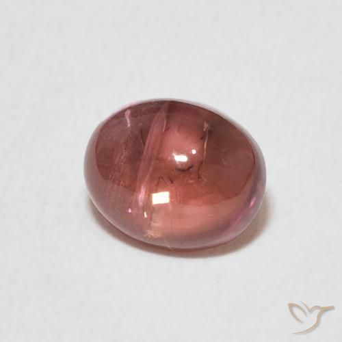 Tourmaline Rose moyen naturelle ovale, 1.38 ct, Transparent