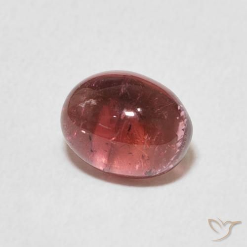 Tourmaline Rose naturelle ovale, 1.27 ct, Transparent