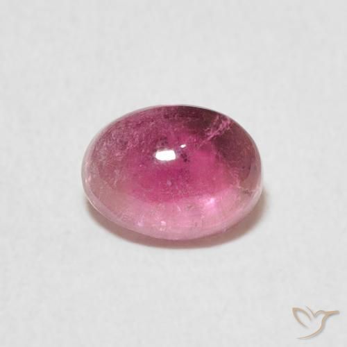 0.95ct Naturel Violet Rosâtre Tourmaline, ovale, Transparent