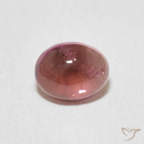 0.74ct Naturel Rose moyen Tourmaline, ovale, Transparent