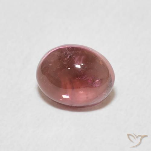 Tourmaline Rose moyen naturelle ovale, 0.74 ct, Transparent