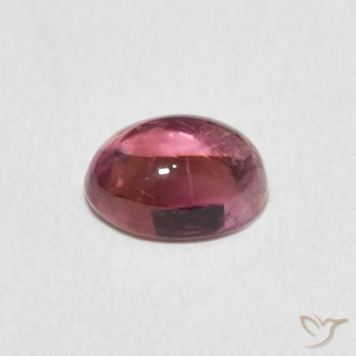 Tourmaline Rose moyen naturelle ovale, 0.74 ct, Transparent