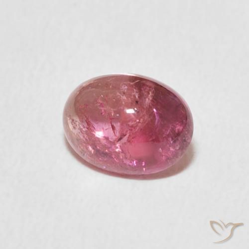 Tourmaline Rose moyen naturelle ovale, 1.35 ct, Transparent