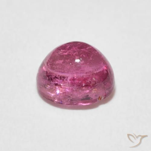 Tourmaline Rose bubblegum naturelle ovale, 0.93 ct, Transparent