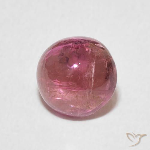 Tourmaline Rose vif et profond naturelle Tour, 1.18 ct, Transparent
