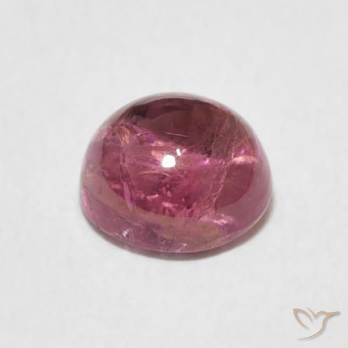 Tourmaline Rose vif et profond naturelle Tour, 1.18 ct, Transparent