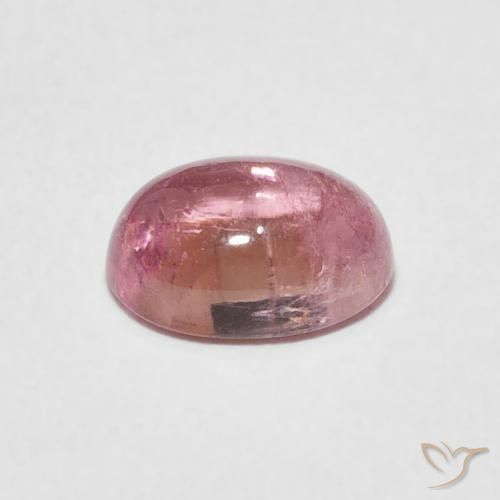 Tourmaline Rose clair naturelle ovale, 1.32 ct, Transparent