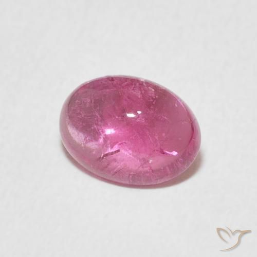 Tourmaline Pourpre moyen naturelle ovale, 1.17 ct, Transparent