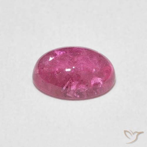 Tourmaline Pourpre moyen naturelle ovale, 1.17 ct, Transparent