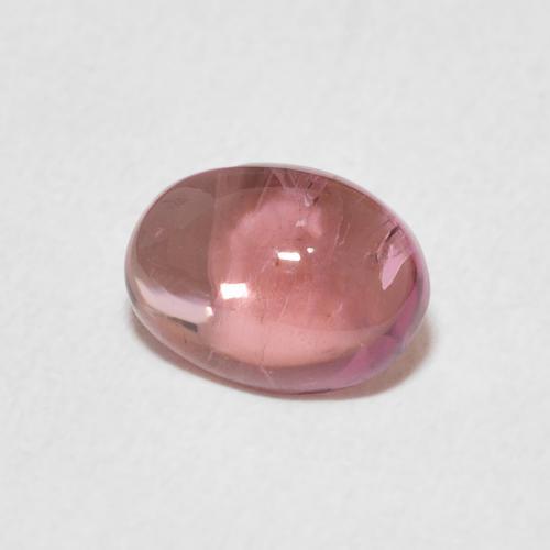 Tourmaline Orange rose naturelle ovale, 1.13 ct, Transparent