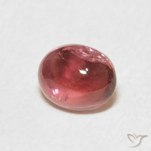 Tourmaline Rose moyen naturelle ovale, 0.92 ct, Transparent