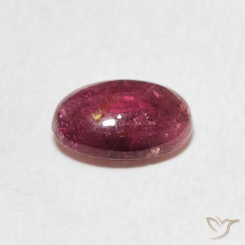 Tourmaline Rose orangé naturelle ovale, 1.35 ct, Transparent