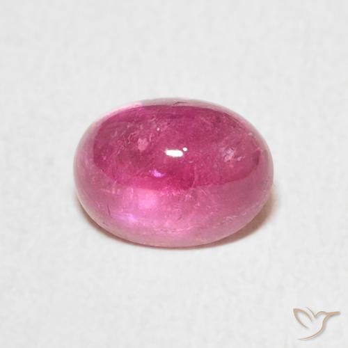 1.53ct Naturel Magenta profond Tourmaline, ovale, Transparent