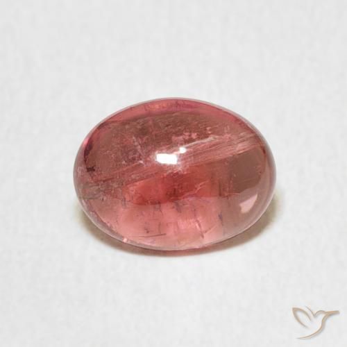 1.28ct Naturel Rose orangé Tourmaline, ovale, Transparent