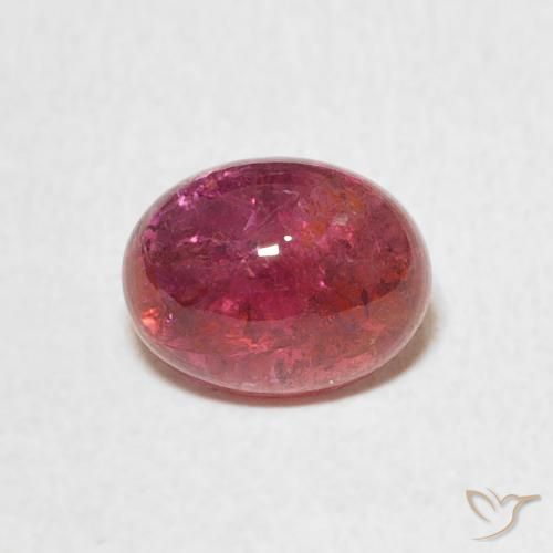 1.70ct Naturel Rose orangé Tourmaline, ovale, Transparent