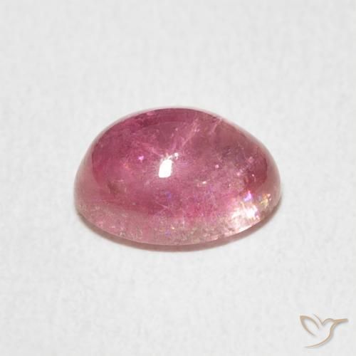 Tourmaline Rose clair naturelle ovale, 2.08 ct, Transparent