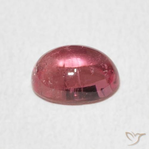 Tourmaline Rose clair naturelle ovale, 0.85 ct, Transparent