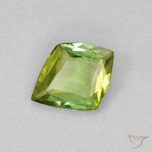 Tourmaline Vert éclatant naturelle Fantaisie, 1.11 ct, VVS-VS