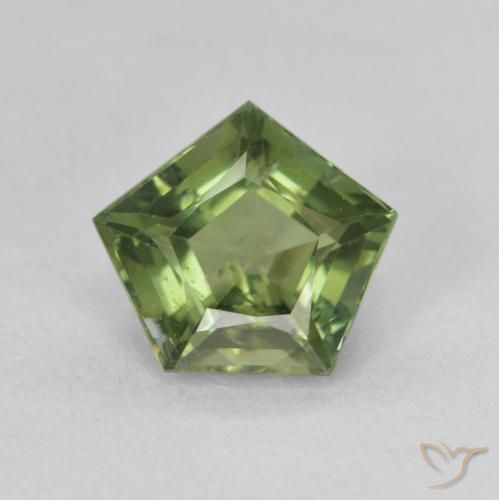 2.03ct Naturel Vert moyen Tourmaline, Fantaisie, VVS