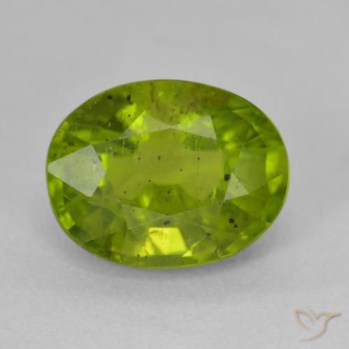 Tourmaline Vert éclatant naturelle ovale, 6.78 ct, VS