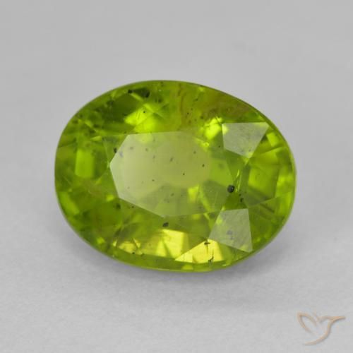 Tourmaline Vert éclatant naturelle ovale, 6.78 ct, VS
