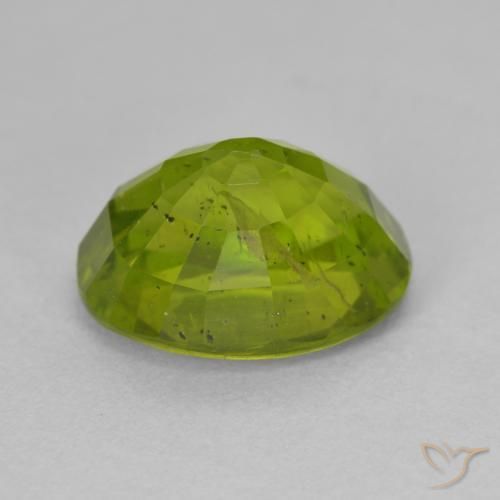 Tourmaline Vert éclatant naturelle ovale, 6.78 ct, VS