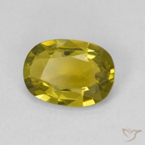 Tourmaline Vert jaunâtre naturelle Coussin, 1.80 ct, VVS-VS