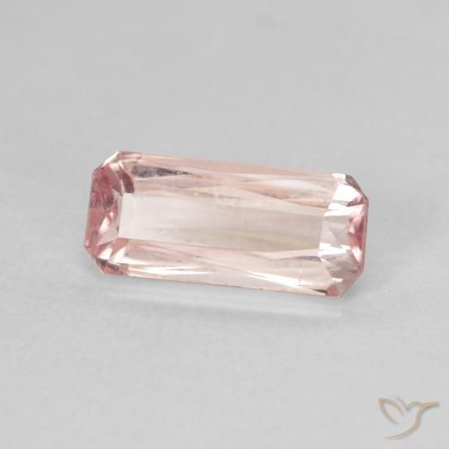 Tourmaline Rose moyen naturelle Octogone / coupe Émeraude, 1.88 ct, VVS-VS