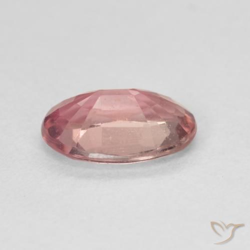Tourmaline Rose intense naturelle ovale, 1.48 ct, VVS-VS