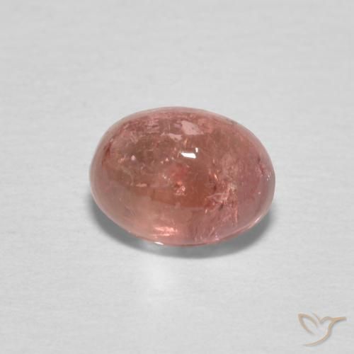 Tourmaline Rose moyen naturelle ovale, 0.81 ct, Transparent