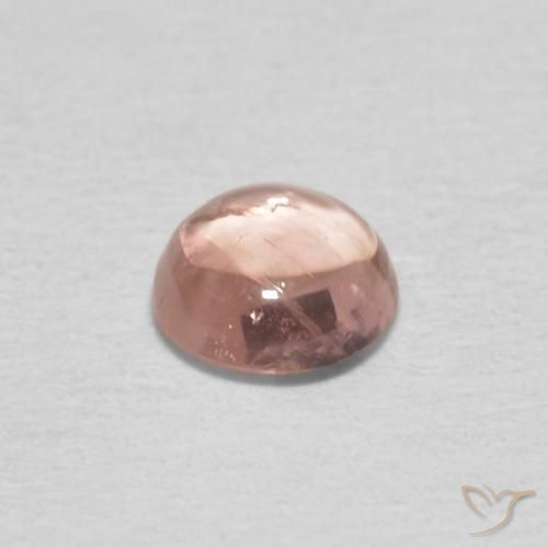 Tourmaline Saumon Rose naturelle Tour, 0.50 ct, Transparent
