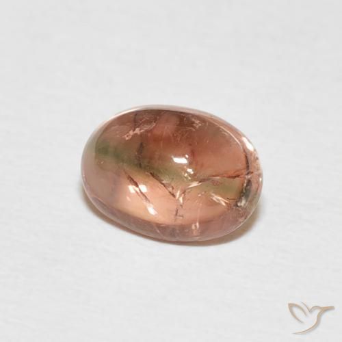 Tourmaline Rose moyen naturelle ovale, 1.41 ct, Transparent