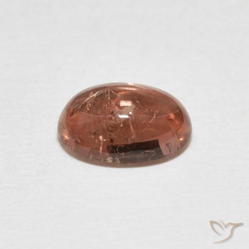 Tourmaline Rose moyen naturelle ovale, 1.41 ct, Transparent