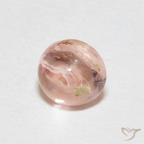 Tourmaline Rose terreux naturelle Tour, 0.64 ct, Transparent