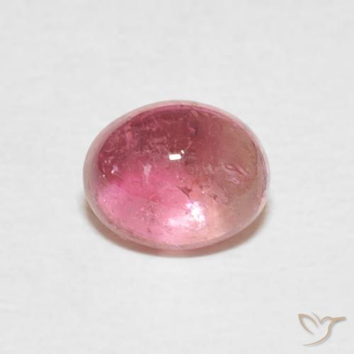0.70ct Naturel Rose vif Tourmaline, ovale, Transparent