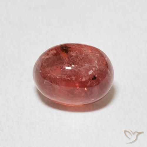 1.36ct Naturel Rouge moyen Tourmaline, ovale, Transparent
