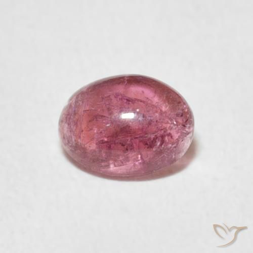 0.65ct Naturel Rose clair Tourmaline, ovale, Transparent